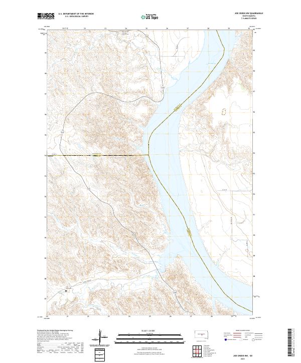 Joe Creek NW topographic map thumbnail