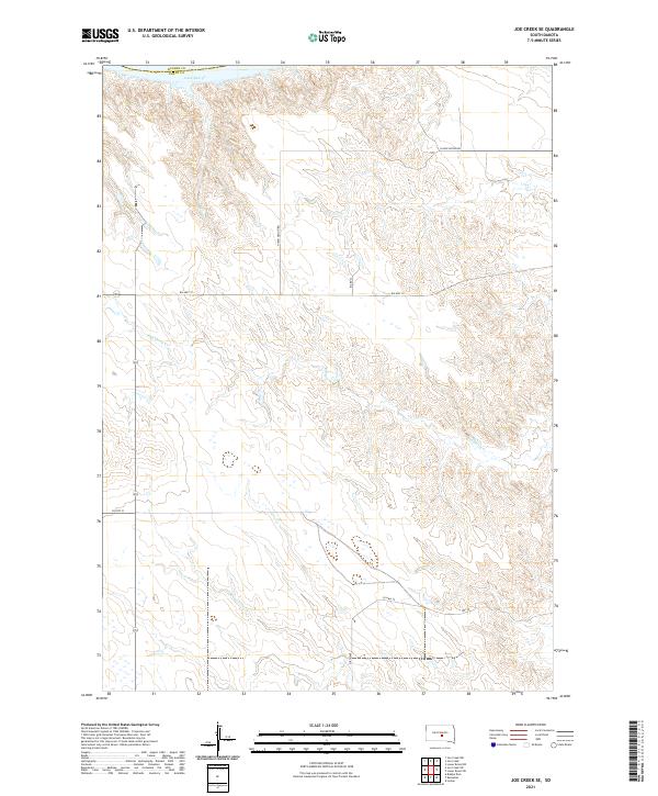 Joe Creek SE topographic map thumbnail