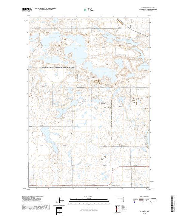 Kampeska topographic map thumbnail
