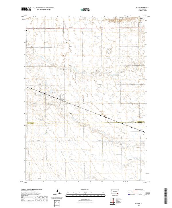 Kaylor topographic map thumbnail