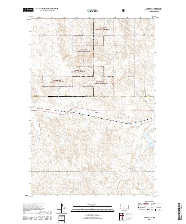 Keldron topographic map thumbnail