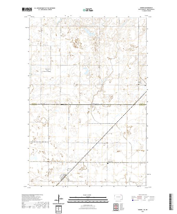 Kidder topographic map thumbnail