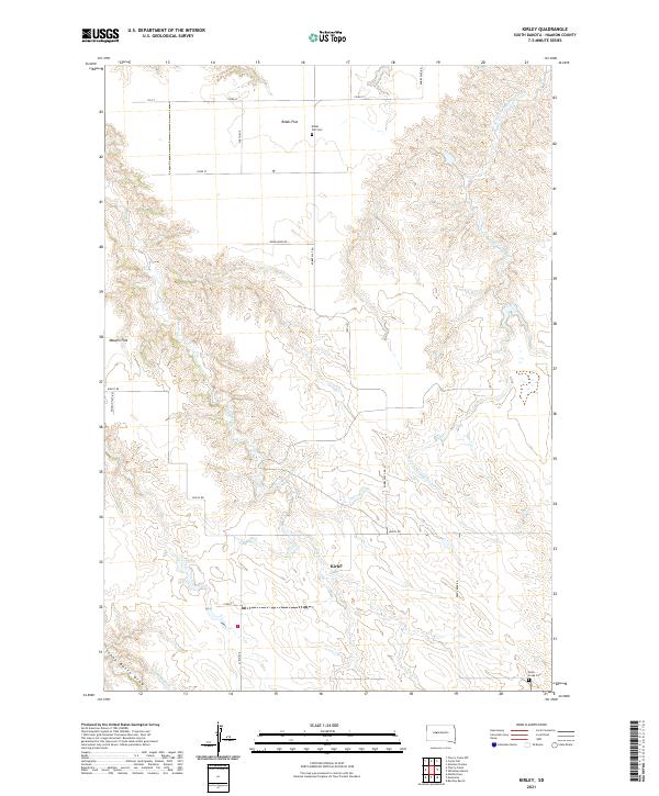 Kirley topographic map thumbnail