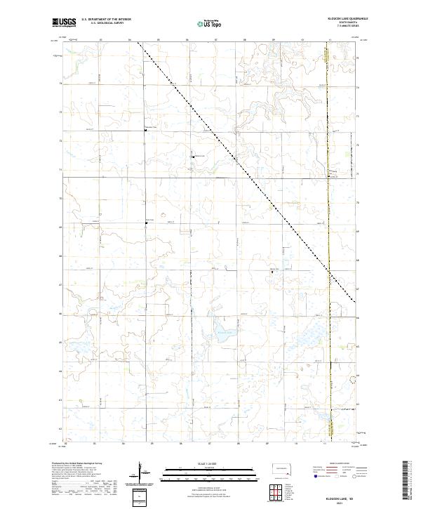 Kloucek Lake topographic map thumbnail