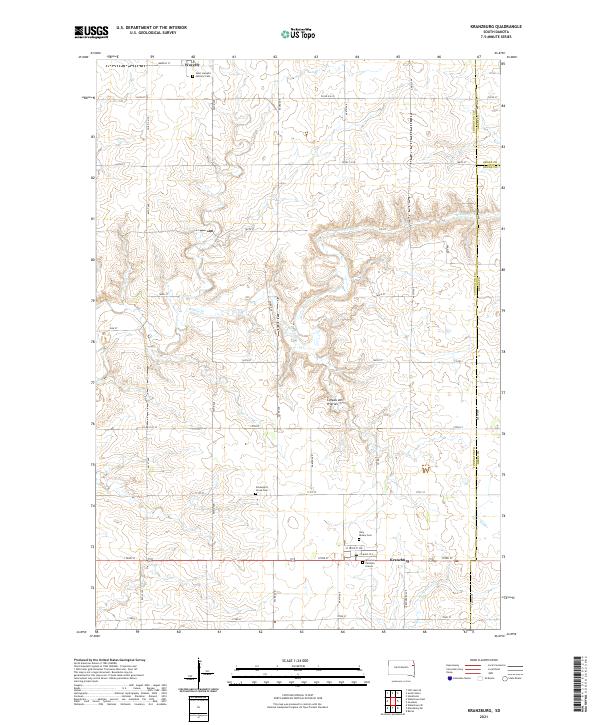 Kranzburg topographic map thumbnail