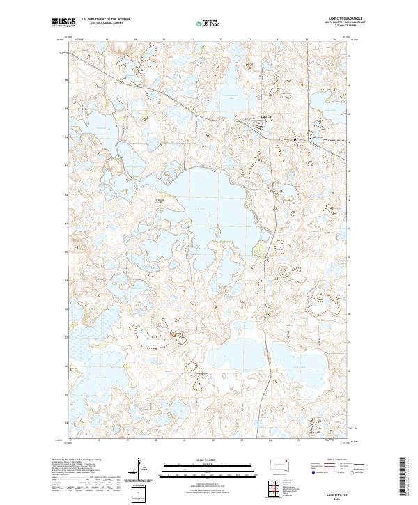 Lake City topographic map thumbnail