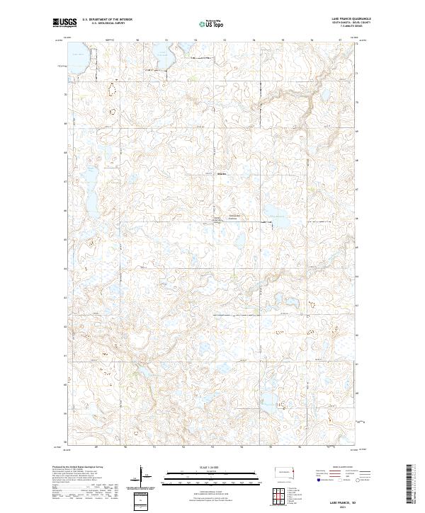 Lake Francis topographic map thumbnail