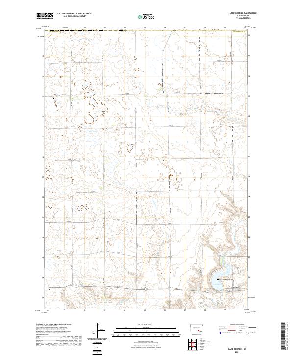 Lake George topographic map thumbnail