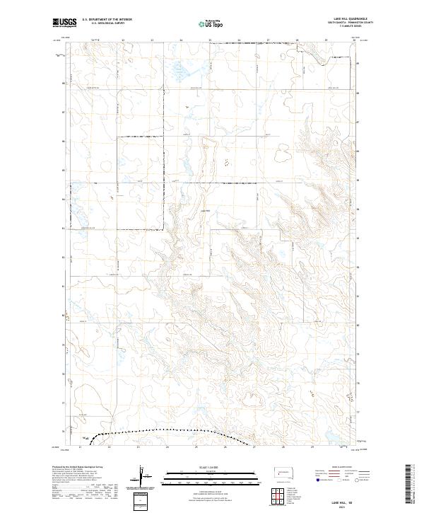 Lake Hill topographic map thumbnail