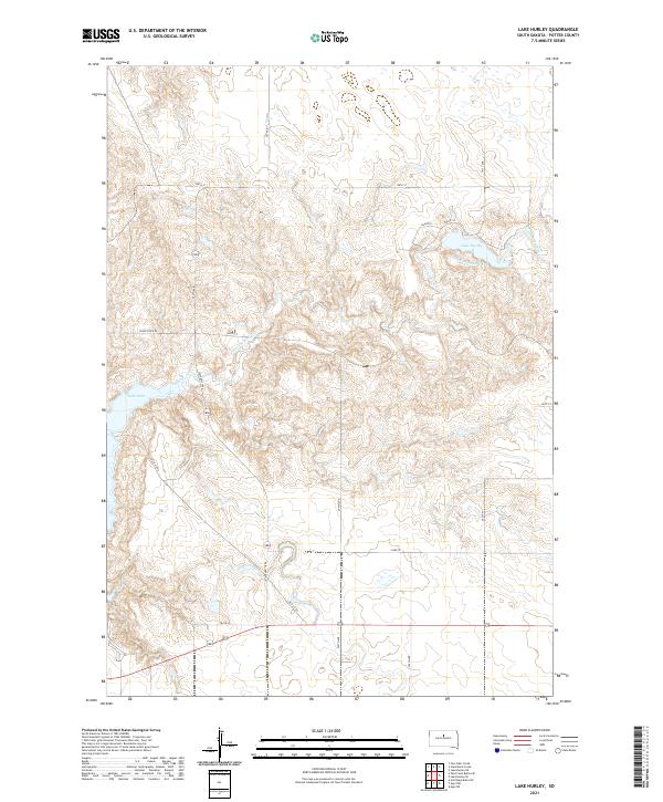 Lake Hurley topographic map thumbnail