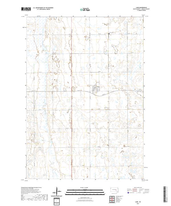 Lane topographic map thumbnail
