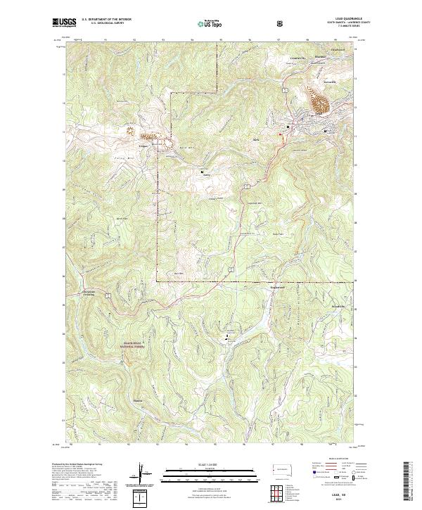 Lead topographic map thumbnail