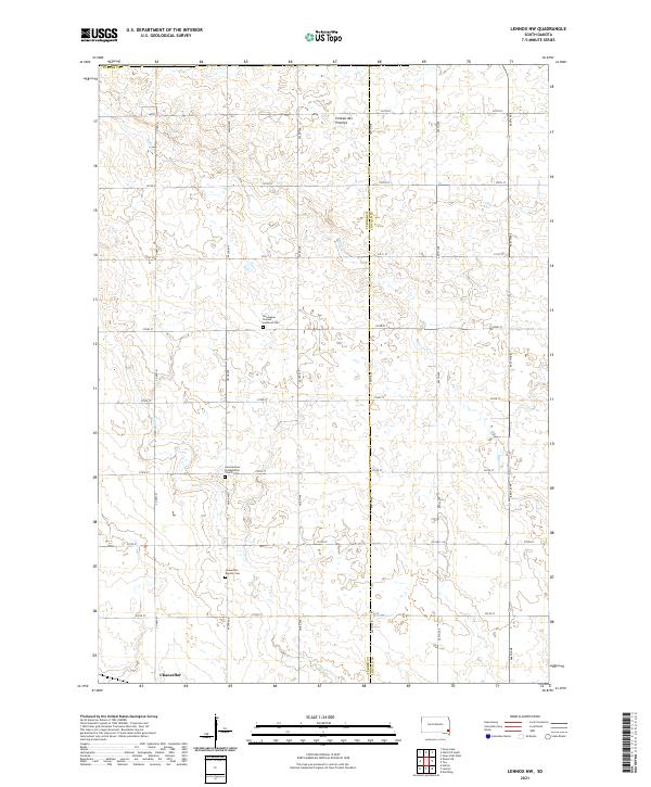 Lennox NW topographic map thumbnail