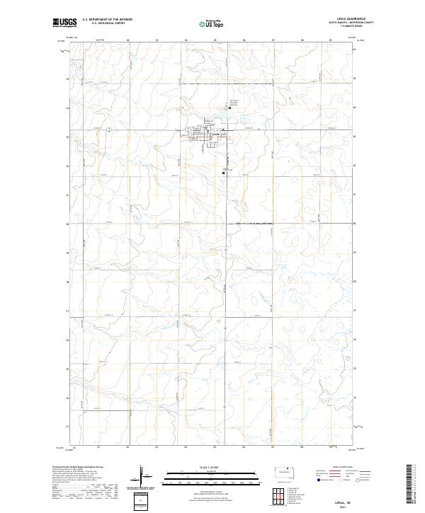Leola topographic map thumbnail