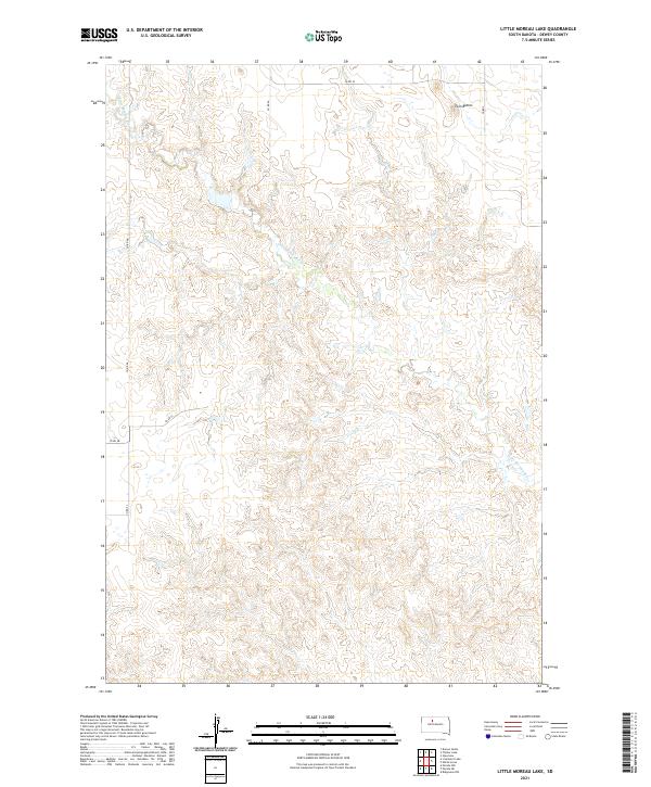 Little Moreau Lake topographic map thumbnail