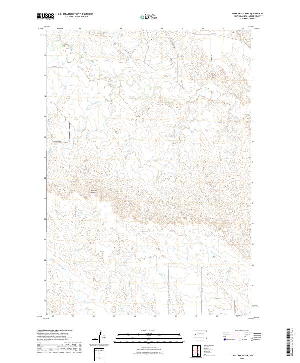 Lone Tree Creek topographic map thumbnail