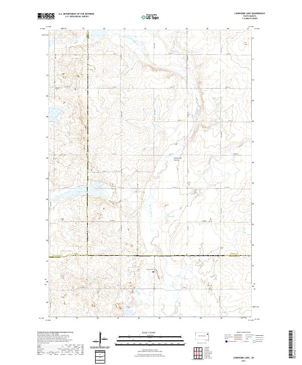 Lonesome Lake topographic map thumbnail