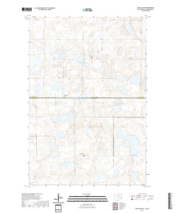 Long Lake NW topographic map thumbnail
