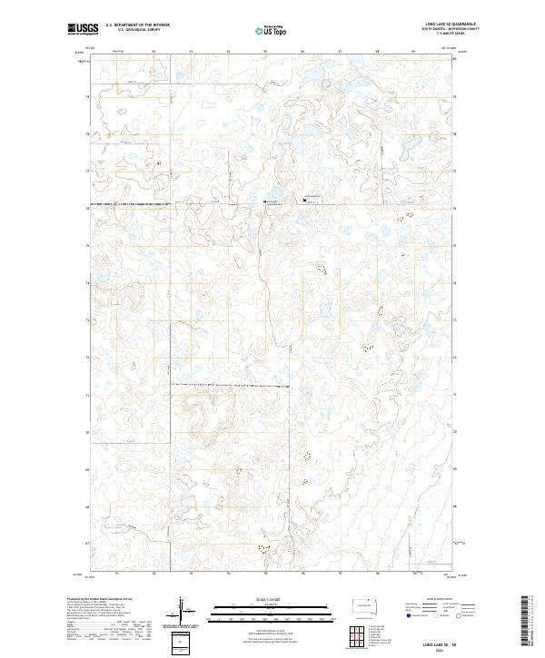 Long Lake SE topographic map thumbnail