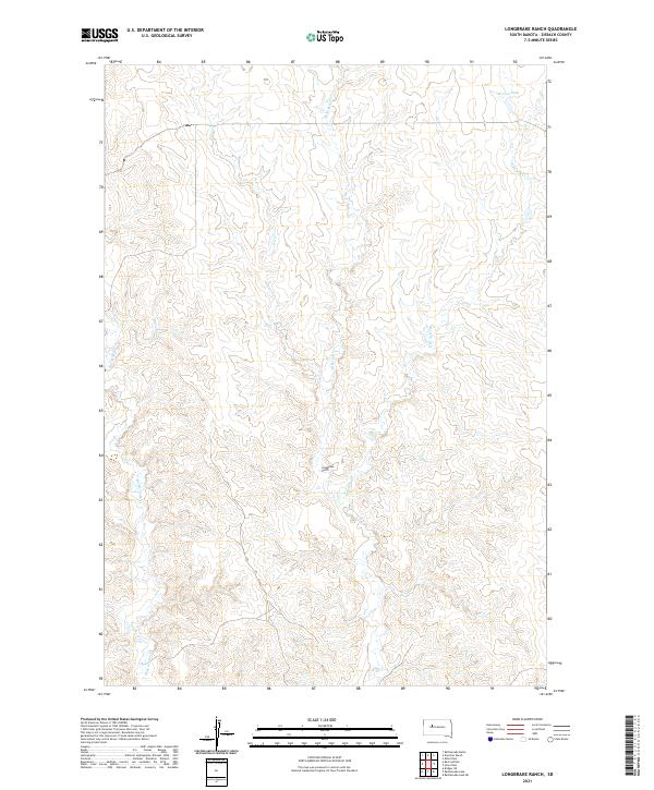 Longbrake Ranch topographic map thumbnail