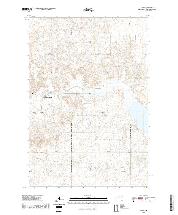 Lowry topographic map thumbnail