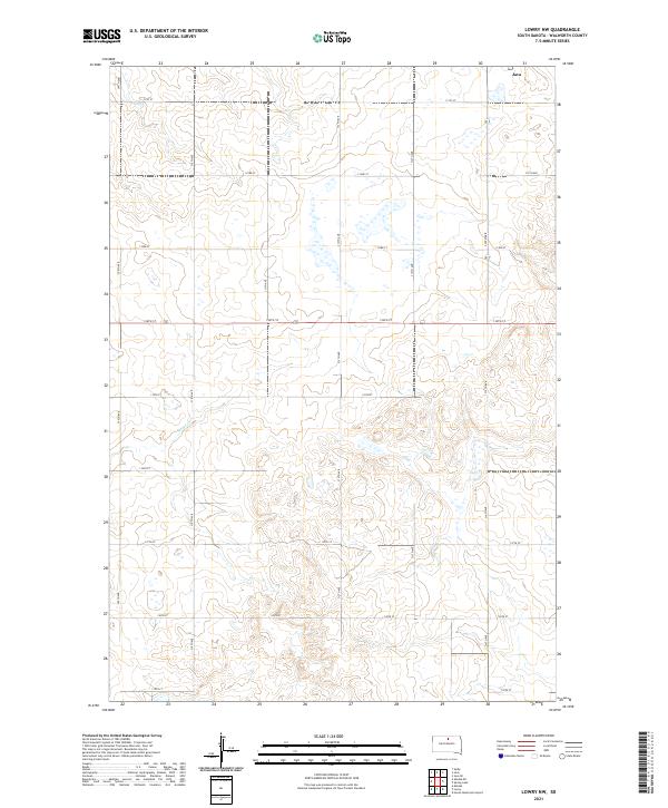 Lowry NW topographic map thumbnail