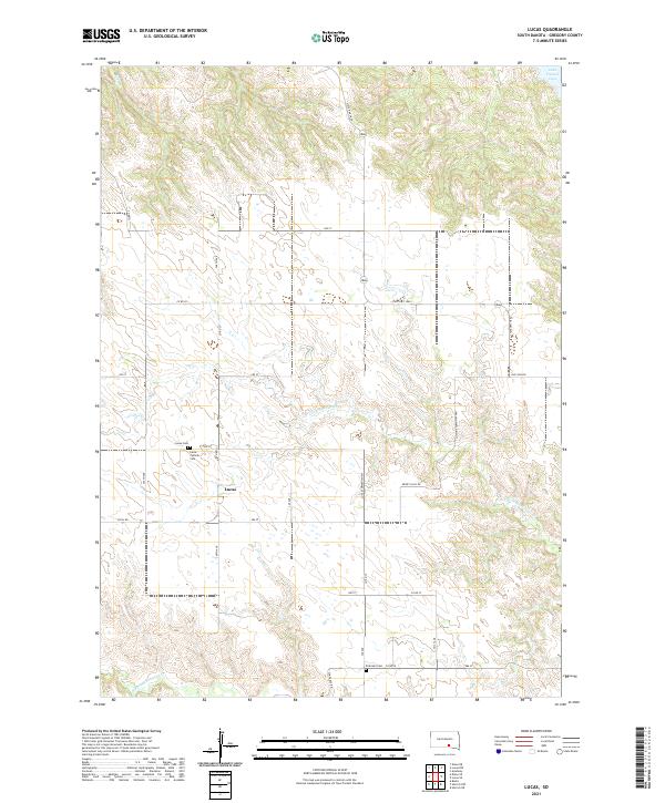 Lucas topographic map thumbnail