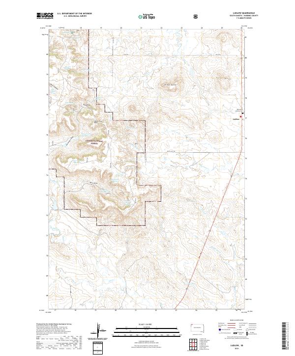 Ludlow topographic map thumbnail