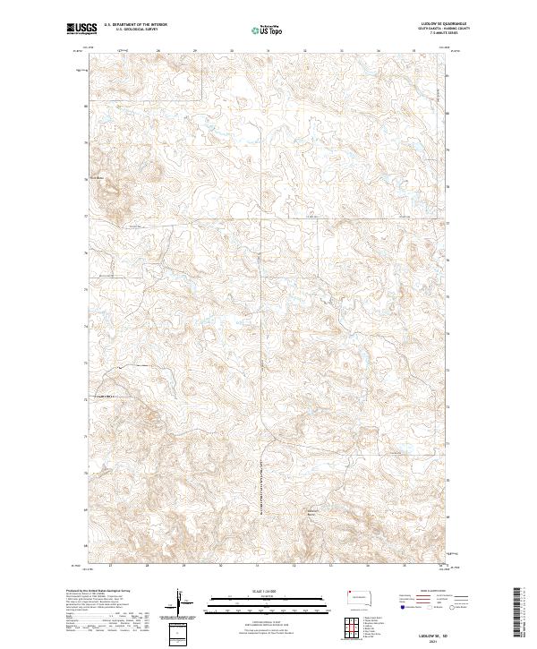 Ludlow SE topographic map thumbnail