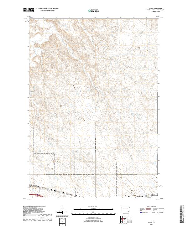 Lyman topographic map thumbnail