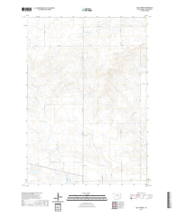 Macs Corner topographic map thumbnail
