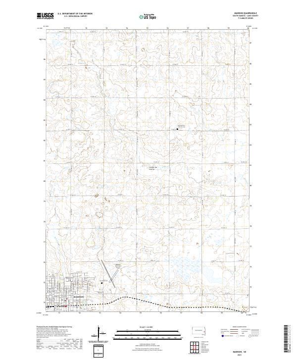 Madison topographic map thumbnail