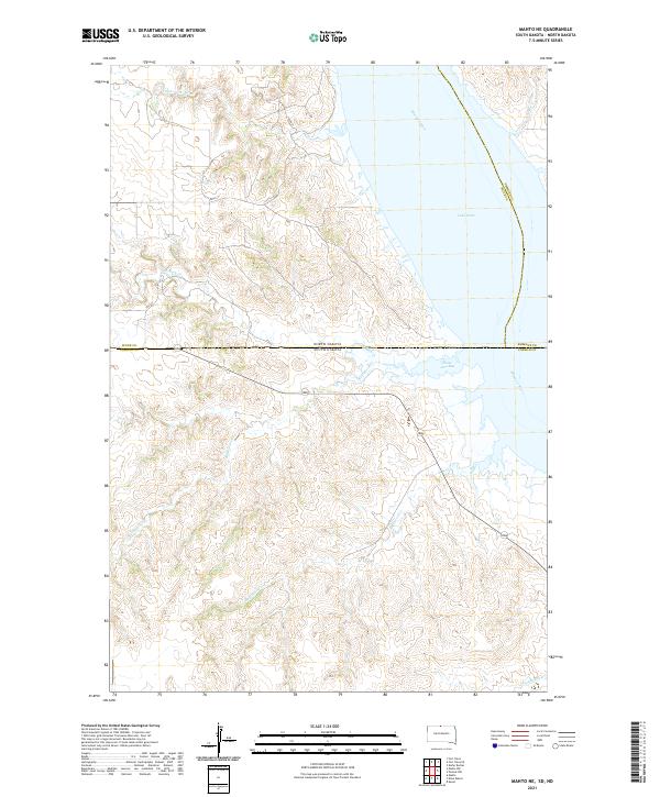 Mahto NE topographic map thumbnail