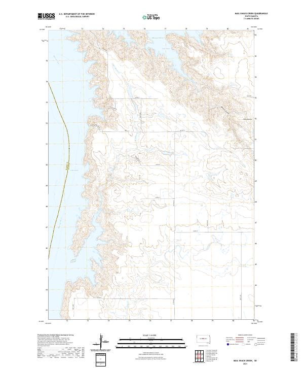Mail Shack Creek topographic map thumbnail