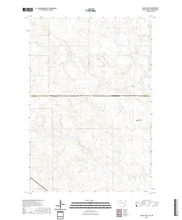 Maple Leaf topographic map thumbnail