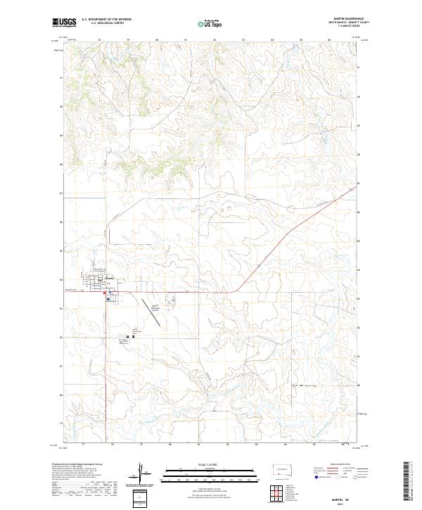 Martin topographic map thumbnail