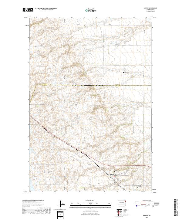 Marvin topographic map thumbnail
