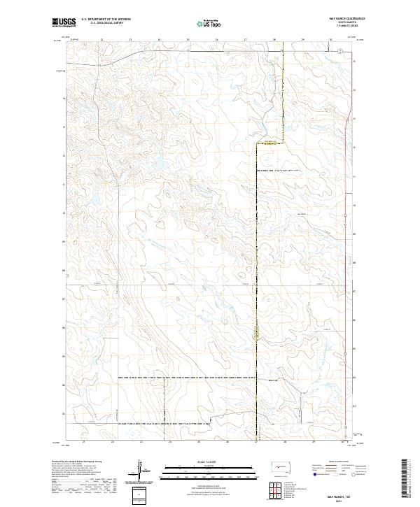 May Ranch topographic map thumbnail