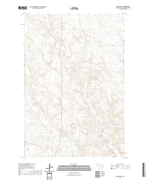 McIntosh SE topographic map thumbnail