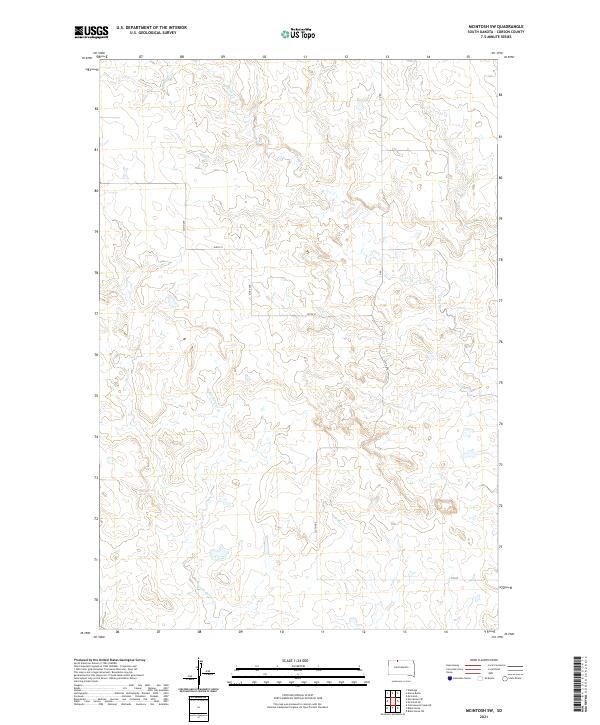 McIntosh SW topographic map thumbnail