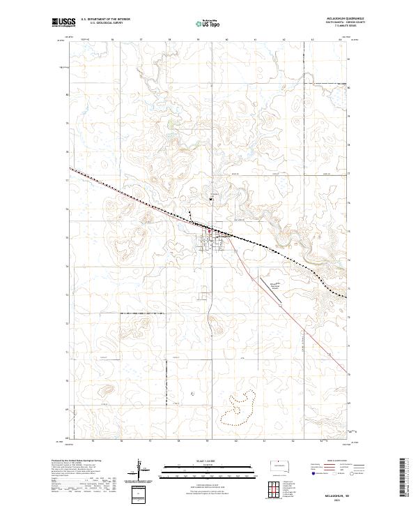 McLaughlin topographic map thumbnail