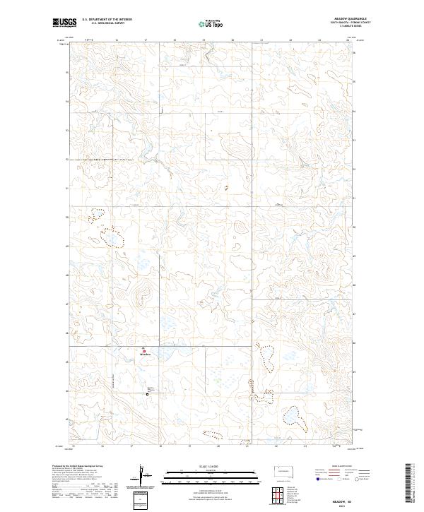 Meadow topographic map thumbnail