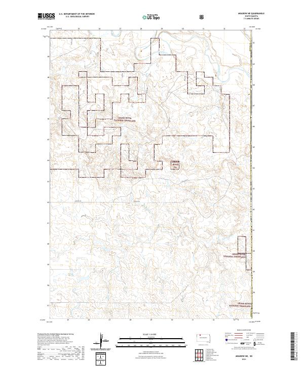 Meadow NE topographic map thumbnail