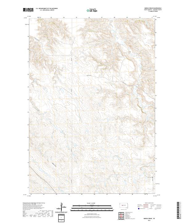 Middle Draw topographic map thumbnail