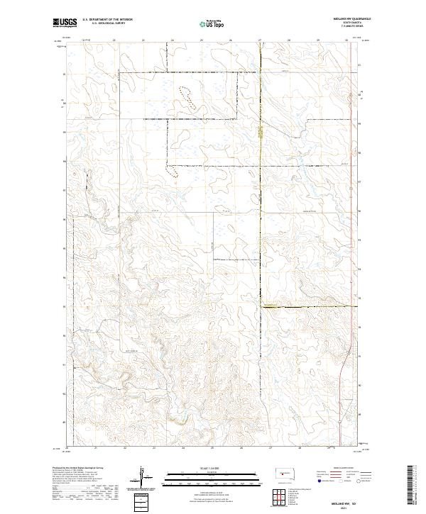 Midland NW topographic map thumbnail