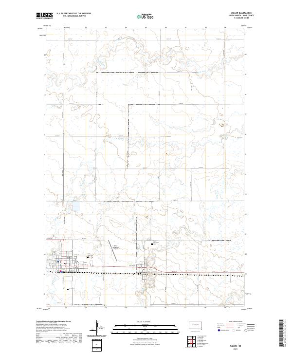 Miller topographic map thumbnail