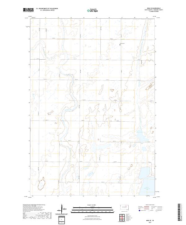 Mina SE topographic map thumbnail