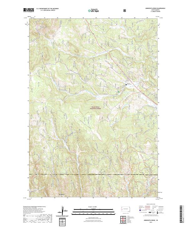 Minnesota Ridge topographic map thumbnail