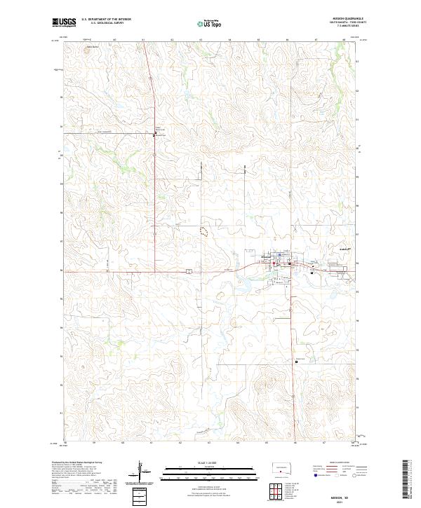 Mission topographic map thumbnail
