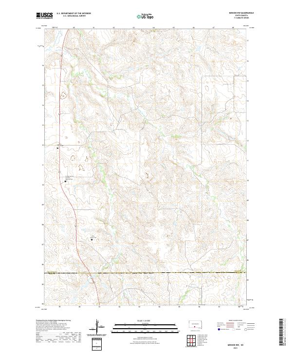 Mission NW topographic map thumbnail